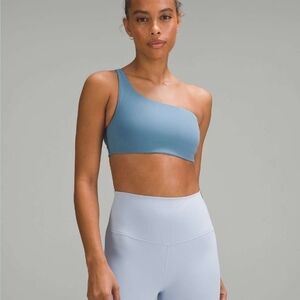 Lululemon Ribbed Nulu Asymmetrical Yoga Bra